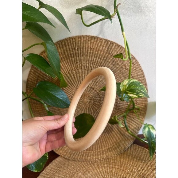 6” wide wooden circular craft dowel - Picture 7 of 8